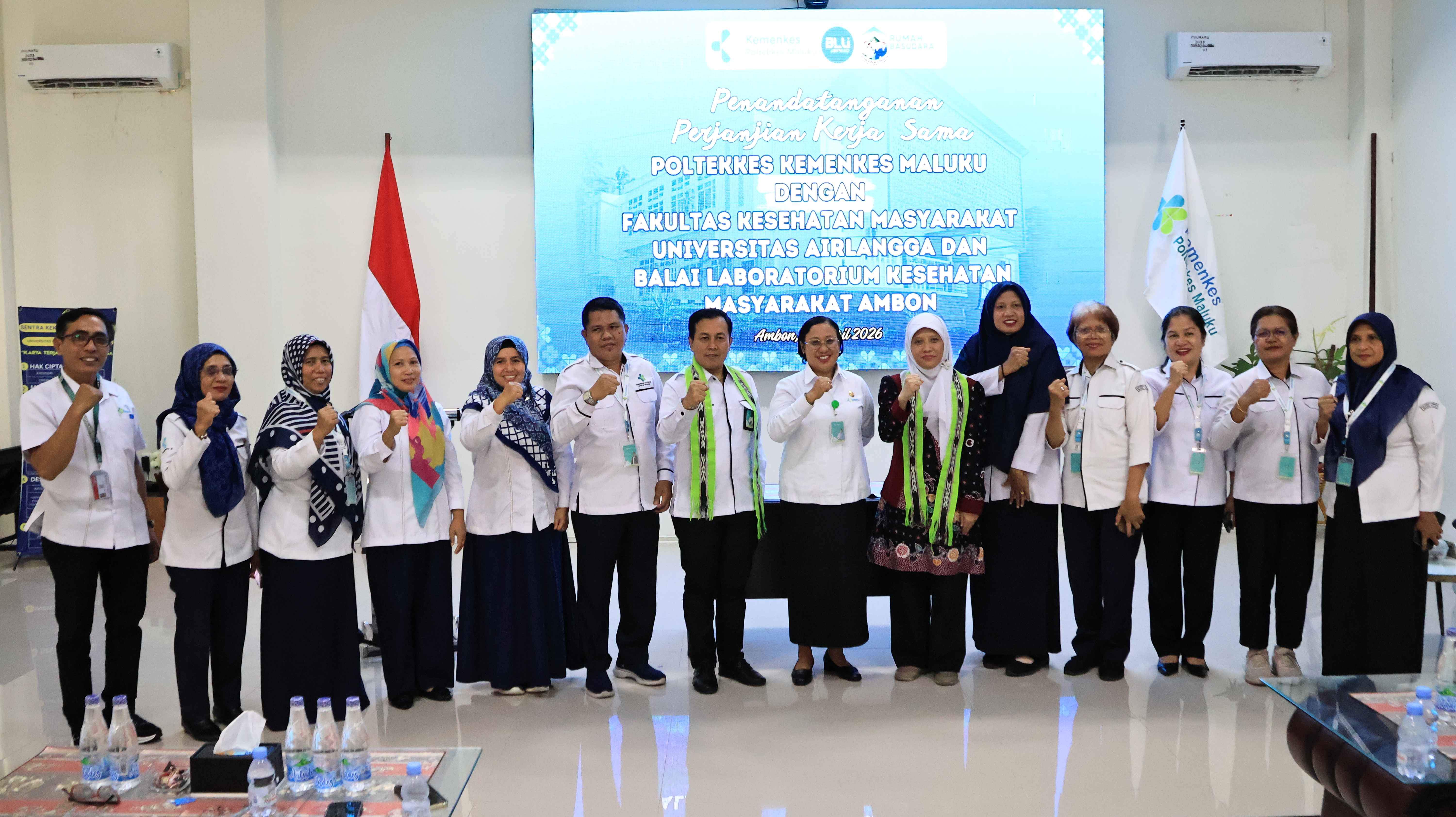Poltekkes Kemenkes Maluku Jalin Kerja Sama Strategis dengan Universitas Airlangga dan Balai Labkesmas Ambon